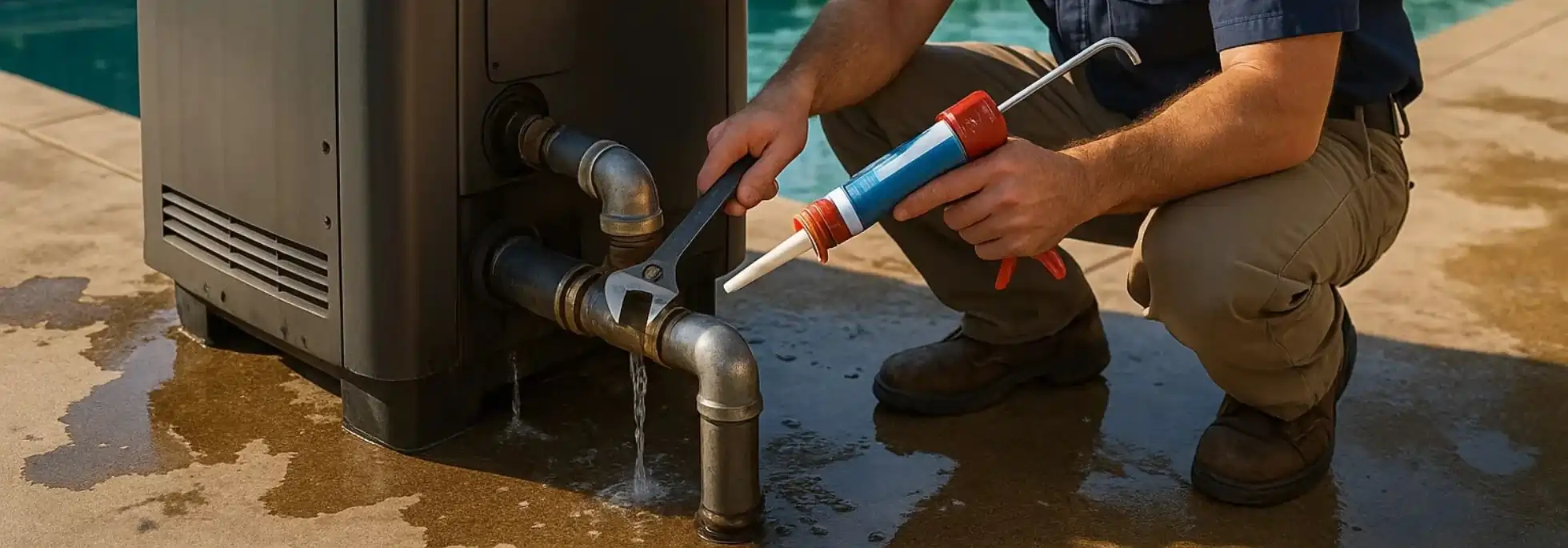  Pool Heater Leak Repair - HVAC Milton