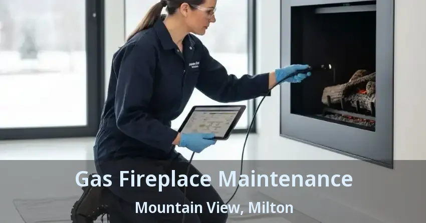 Gas Fireplace Maintenance Mountain View, Milton - ON