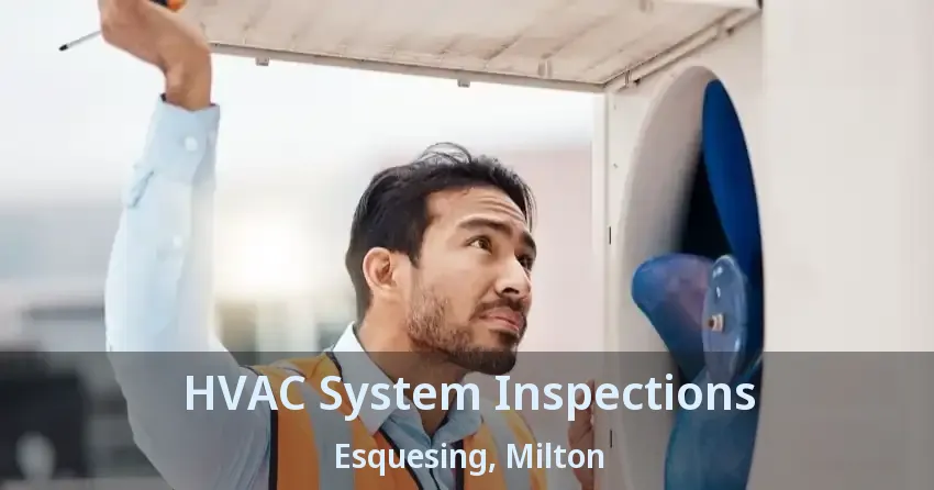HVAC System Inspections Esquesing, Milton - ON