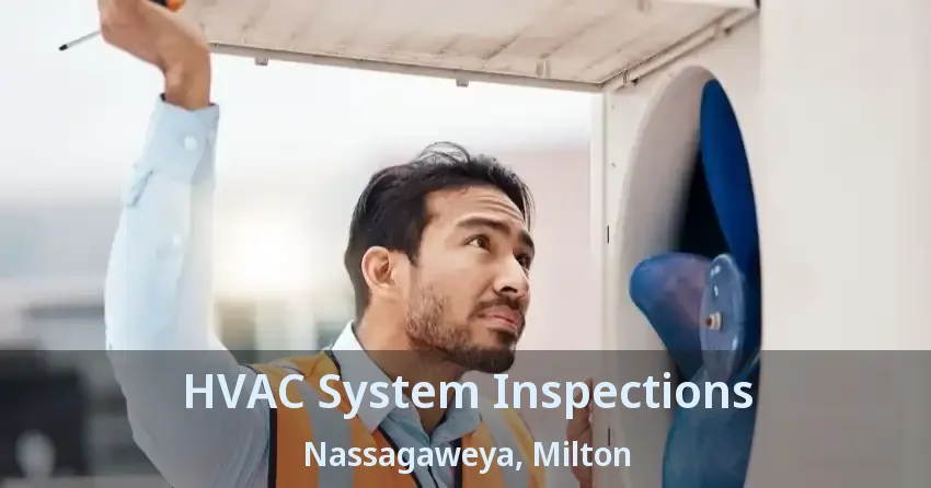 HVAC System Inspections Nassagaweya, Milton - ON