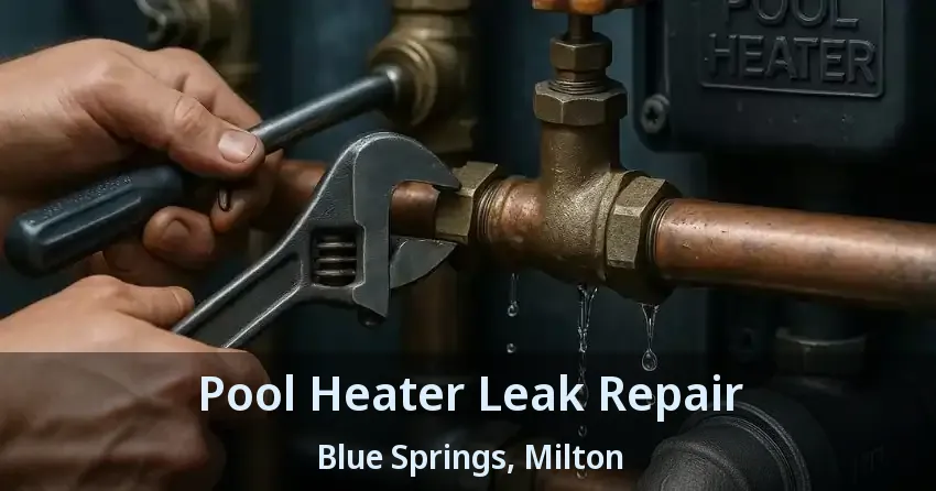 Pool Heater Leak Repair Blue Springs, Milton - ON
