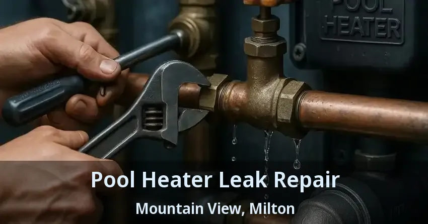 Pool Heater Leak Repair Mountain View, Milton - ON